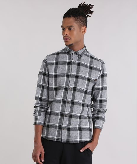 Camisa-Xadrez-em-Flanela-Cinza-Escuro-8865019-Cinza_Escuro_1