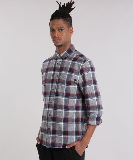 Camisa-Xadrez-em-Flanela-Cinza-8865019-Cinza_1 Camisa-Xadrez-em-Flanela-Cinza-8865019-Cinza_1