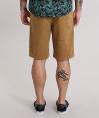 Bermuda-Slim-Estampada-de-Peixes-Caramelo-8775930-Caramelo_2