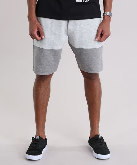 Bermuda-Relaxed-em-Moletom-com-Recorte-Cinza-Mescla-Claro-9049382-Cinza_Mescla_Claro_1 Bermuda-Relaxed-em-Moletom-com-Recorte-Cinza-Mescla-Claro-9049382-Cinza_Mescla_Claro_1