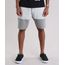Bermuda-Relaxed-em-Moletom-com-Recorte-Cinza-Mescla-Claro-9049382-Cinza_Mescla_Claro_1