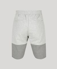 Bermuda-Relaxed-em-Moletom-com-Recorte-Cinza-Mescla-Claro-9049382-Cinza_Mescla_Claro_6
