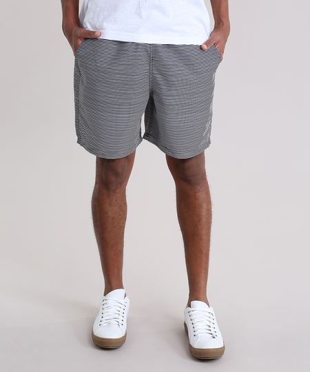 Bermuda-Listrada-Preta-9054290-Preto_1 Bermuda-Listrada-Preta-9054290-Preto_1