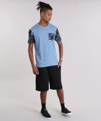 Camiseta-com-Bolso-Estampado-de-Folhagens-Azul-8959242-Azul_3 Camiseta-com-Bolso-Estampado-de-Folhagens-Azul-8959242-Azul_3