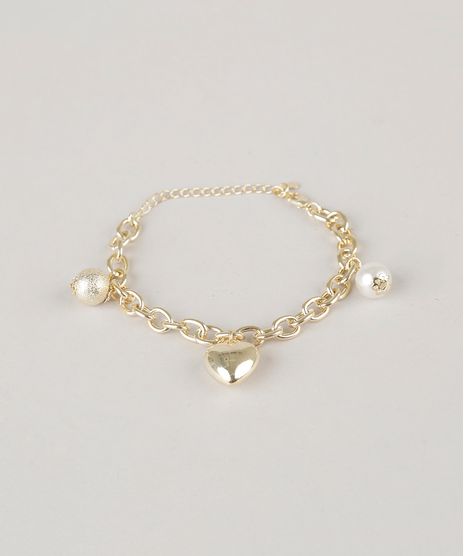 Pulseira-com-Pingentes-Dourado-8429106-Dourado_1