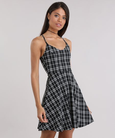 Vestido-Xadrez-Preto-9001164-Preto_1 Vestido-Xadrez-Preto-9001164-Preto_1
