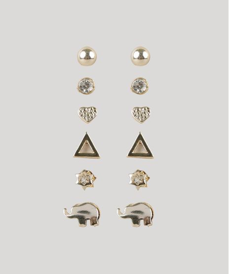 Kit-de-6-Brincos-Dourado-8572823-Dourado_1