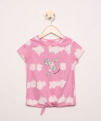 Blusa-Infantil-Estampada-Tie-Dye-com-No-Manga-Curta-Rosa-9955119-Rosa_1