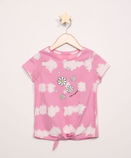 Blusa-Infantil-Estampada-Tie-Dye-com-No-Manga-Curta-Rosa-9955119-Rosa_1