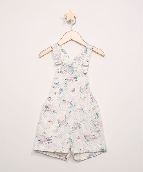 Jardineira-de-Sarja-Infantil-Estampada-de-Poa-com-Borboletas-Off-White-9965926-Off_White_1
