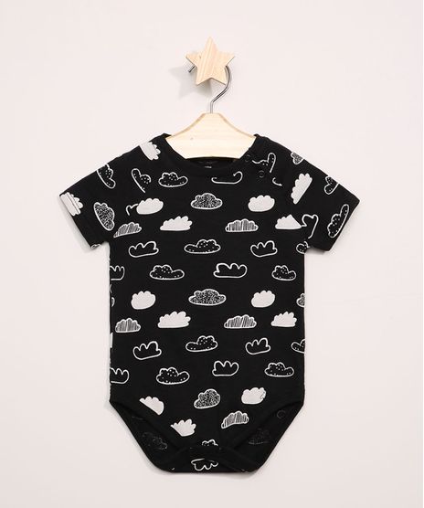 Body-Infantil-Estampado-de-Nuvens-Manga-Curta-Preto-9968238-Preto_1