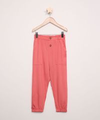 Calca-Infantil-Jogger-com-Bolsos-Coral-9965490-Coral_1