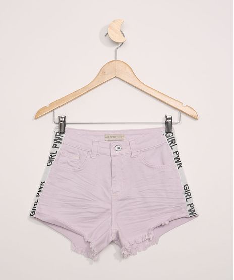 Short-de-Sarja-Juvenil-com-Faixa-Lateral--Girl-Pwr--Lilas-9966128-Lilas_1