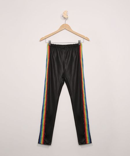 Calca-Legging-Juvenil-Cirre-com-Faixa-Lateral-Listrada-Preta-9967174-Preto_1