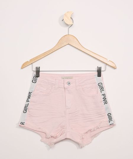 Short-de-Sarja-Juvenil-com-Faixa-Lateral--Girl-Pwr--Rosa-Claro-9966126-Rosa_Claro_1