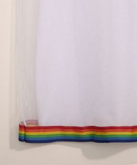 Vestido-de-Tule-Juvenil-com--Brilho-e-Faixa-Listrada-Manga-Curta-Branco-9967656-Branco_3