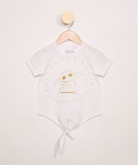 Blusa-Infantil-Star-Wars-com-Brilho-e-No-Manga-Curta-Off-White-9974256-Off_White_1