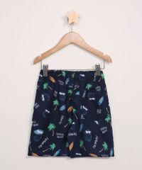 Bermuda-Surf-Infantil-Estampada-Icones-de-Praia-com-Cordao-e-Bolsos-Azul-Marinho-9962806-Azul_Marinho_2