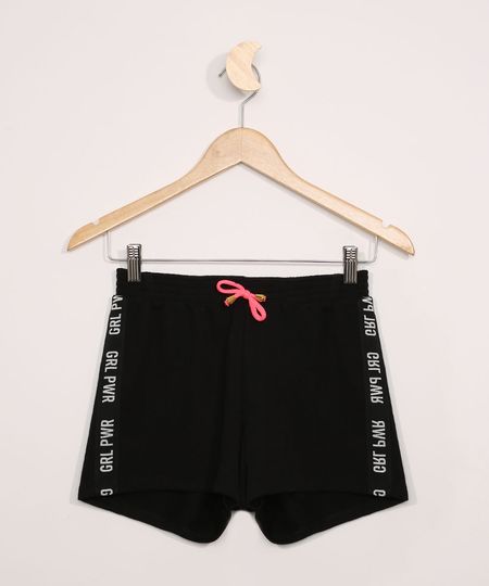 Short-de-Moletom-Juvenil-com-Cordao-e-Faixa-Lateral--Grl-Pwr--Preto-9970925-Preto_1 Short-de-Moletom-Juvenil-com-Cordao-e-Faixa-Lateral--Grl-Pwr--Preto-9970925-Preto_1