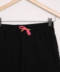 Short-de-Moletom-Juvenil-com-Cordao-e-Faixa-Lateral--Grl-Pwr--Preto-9970925-Preto_3