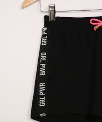 Short-de-Moletom-Juvenil-com-Cordao-e-Faixa-Lateral--Grl-Pwr--Preto-9970925-Preto_4