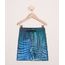 Bermuda-Surf-Infantil-Estampada-de-Folhagem-com-Cordao-e-Bolsos-Azul-9962782-Azul_1