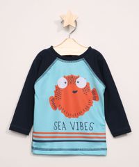 Camiseta-de-Praia-Infantil-Raglan-Peixe-Manga-Longa-com-Protecao-UV50--Azul-9966200-Azul_1
