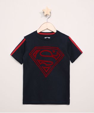 Camiseta-Infantil-Super-Homem-Flocada-Manga-Curta-Azul-Marinho-9968322-Azul_Marinho_1