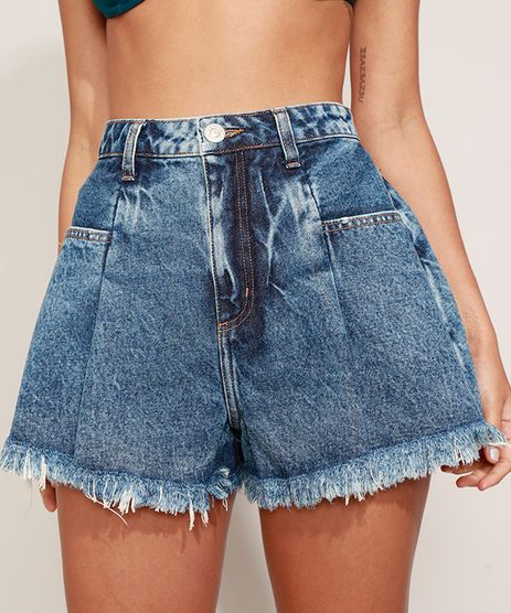 short comprido feminino