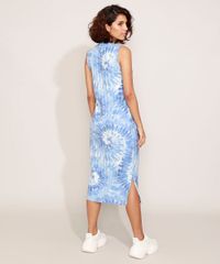 Vestido-Feminino-Midi-Estampado-Tie-Dye-Sem-Manga-Gola-Alta-Azul-9967682-Azul_2