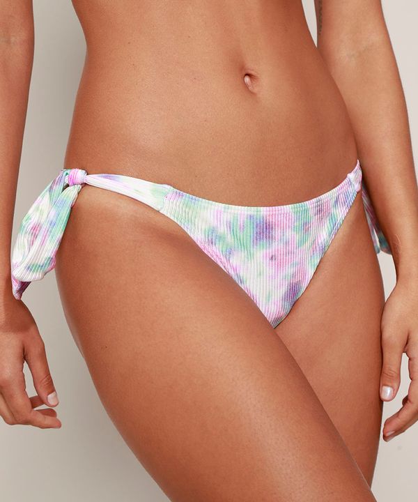 Biquíni Calcinha Estampado Tie Dye com Proteção UV50+ Multicor GG