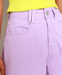 Calca-de-Sarja-Feminina-Wide-Pantalona-Cintura-Alta-Lilas-9974482-Lilas_4