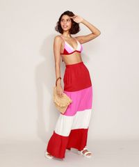 Saia-Feminina-Longa-com-Recortes-Vermelha-9973740-Vermelho_3