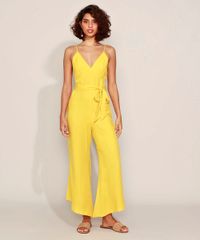 Macacao-Feminino-Pantacourt-com-Faixa-Decote-V-Alca-Fina-Amarelo-9970695-Amarelo_1