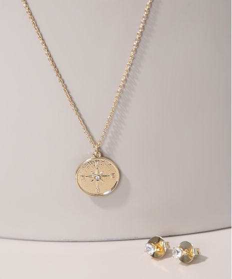 Kit-Feminino-de-Brinco---Colar-Dourado-9976698-Dourado_1