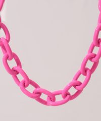 Colar-Feminino-Corrente-Rosa-Neon-9976371-Rosa_Neon_2