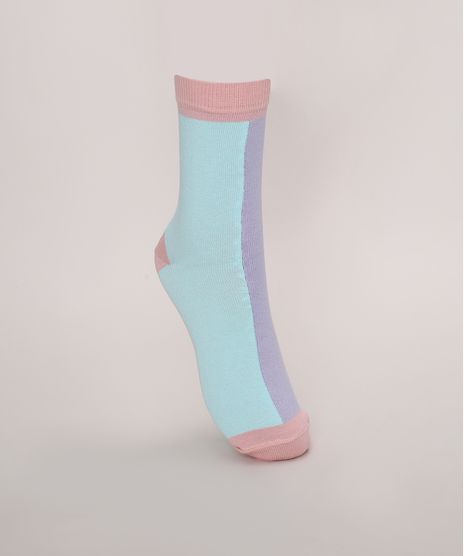 Meia-Feminina-Cano-Alto-Color-Block-Multicor-9971631-Multicor_1