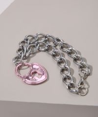Pulseira-Feminina-com-Cadeado-Coracao-Prateada-9976376-Prateada_1