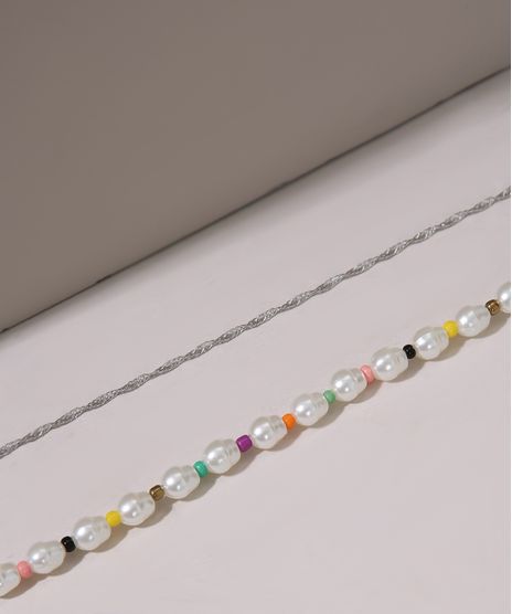 Kit-de-2-Pulseiras-Femininas-com-Perolas-e-Micangas-Multicor-9978559-Multicor_1