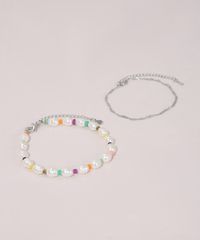 Kit-de-2-Pulseiras-Femininas-com-Perolas-e-Micangas-Multicor-9978559-Multicor_2
