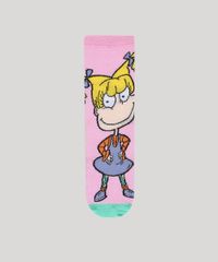 Meia-Feminina-Cano-Alto-Angelica-Rugrats-Os-Anjinhos-Rosa-9971630-Rosa_2