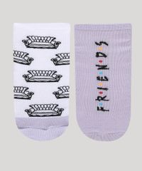 Kit-de-2-Meias-Femininas-Cano-Baixo-Friends-Multicor-9971702-Multicor_2