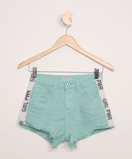 Short-de-Sarja-Juvenil-com-Faixa-Lateral--Girl-Pwr--Verde-Claro-9966123-Verde_Claro_1 Short-de-Sarja-Juvenil-com-Faixa-Lateral--Girl-Pwr--Verde-Claro-9966123-Verde_Claro_1