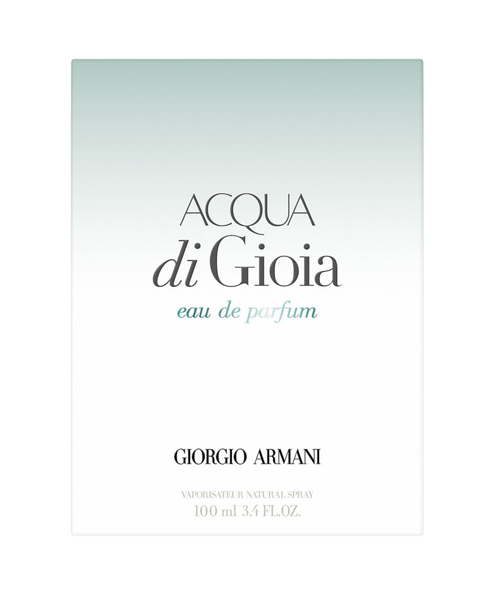 Giorgio Armani Acqua Di Gioia Feminino Eau de Parfum 100ml Único