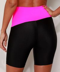 Bermuda-Feminina-Esportiva-Ace-Cintura-Alta-Color-Block-Preta-9968026-Preto_2
