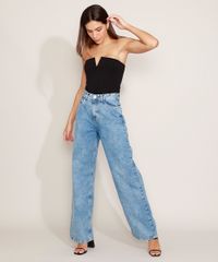 Calca-Jeans-Feminina-Mindset-Wide-Reta-Cintura-Alta-Marmorizada-Azul-Claro-9982691-Azul_Claro_5