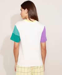 T-Shirt-Feminina-Mindset--Happiness--Floral-Manga-Curta-Colorida-Decote-Redondo-Off-White-9980294-Off_White_4 T-Shirt-Feminina-Mindset--Happiness--Floral-Manga-Curta-Colorida-Decote-Redondo-Off-White-9980294-Off_White_4