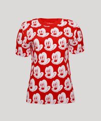 T-Shirt-Feminina-Mindset-Mickey-Mouse-Estampada-Manga-Curta-Decote-Redondo-Vermelha-9980295-Vermelho_6