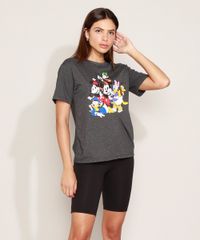 T-Shirt-Feminina-Mindset-Turma-do-Mickey-Manga-Curta-Decote-Redondo-Cinza-Mescla-Escuro-9980300-Cinza_Mescla_Escuro_5