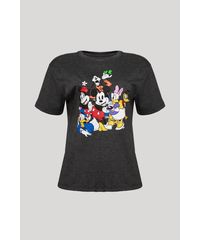 T-Shirt-Feminina-Mindset-Turma-do-Mickey-Manga-Curta-Decote-Redondo-Cinza-Mescla-Escuro-9980300-Cinza_Mescla_Escuro_6
